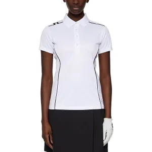 J.Lindeberg Women's Leyla Golf Polo Shirt - White