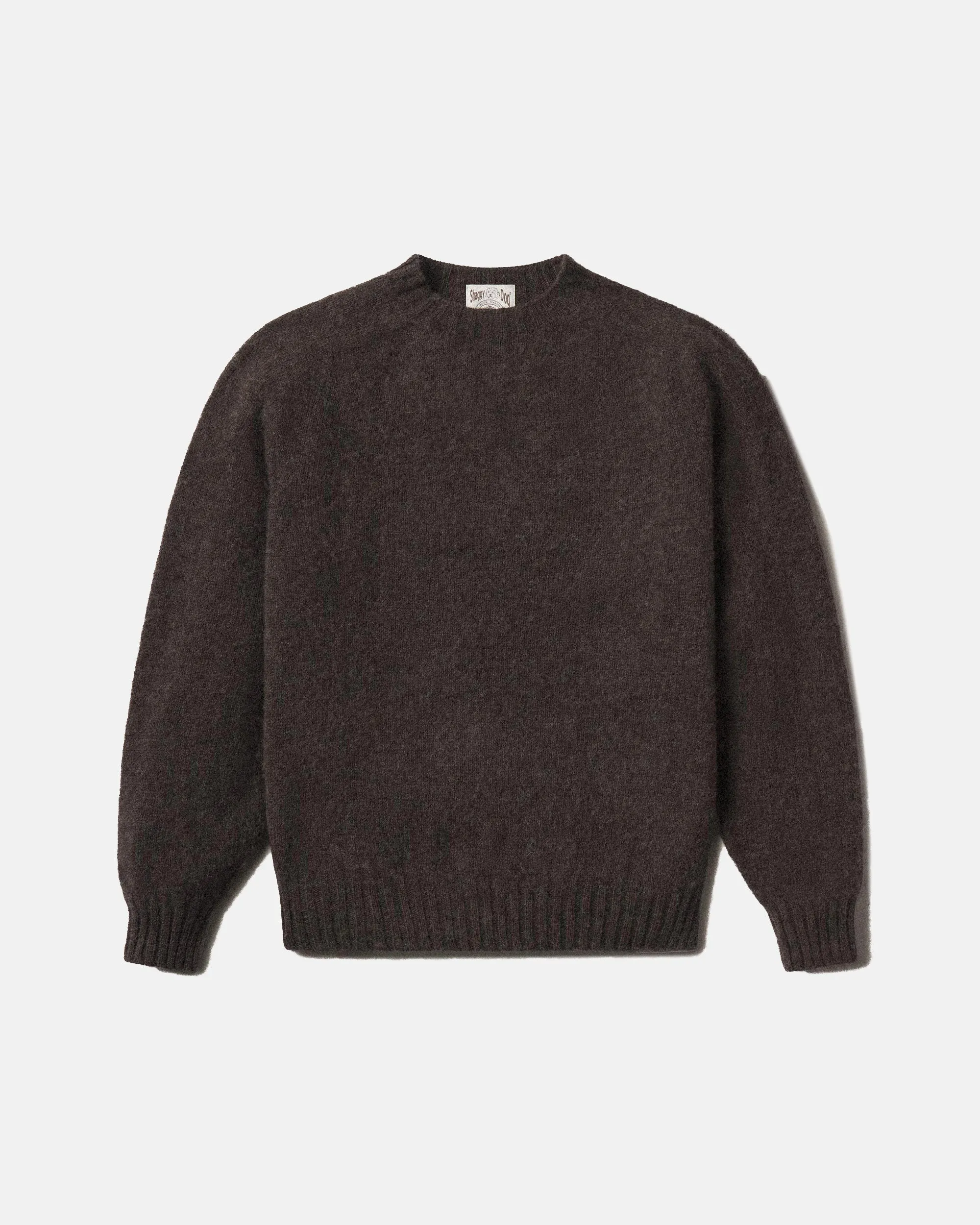 J.PRESS X BUCK MASON SHAGGY DOG SWEATER - BROWN