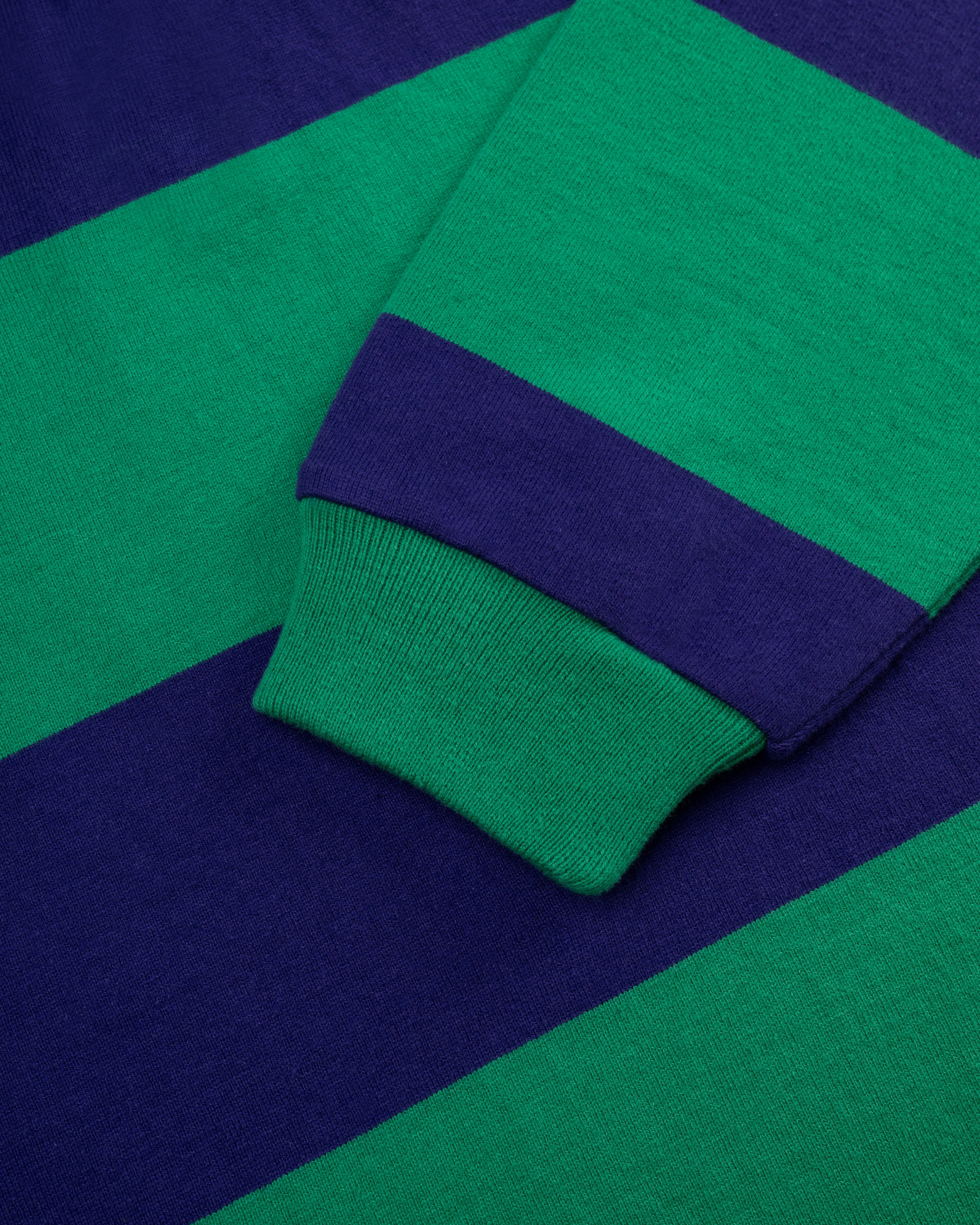 KELLY/PURPLE CLASSIC STRIPE RUGBY SHIRT