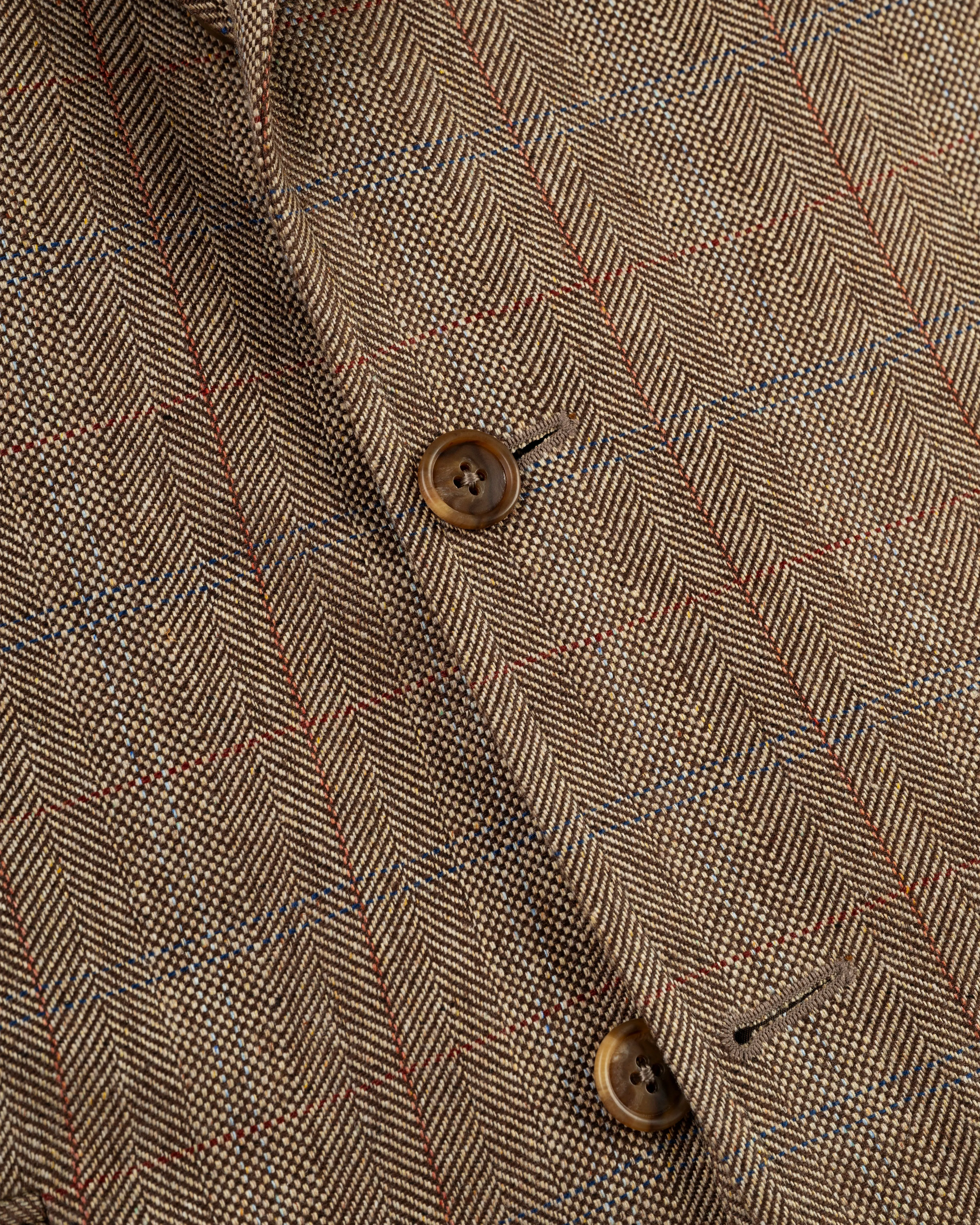 LIGHT BROWN BARLEY BONE W/PANE SPORT COAT - MTO