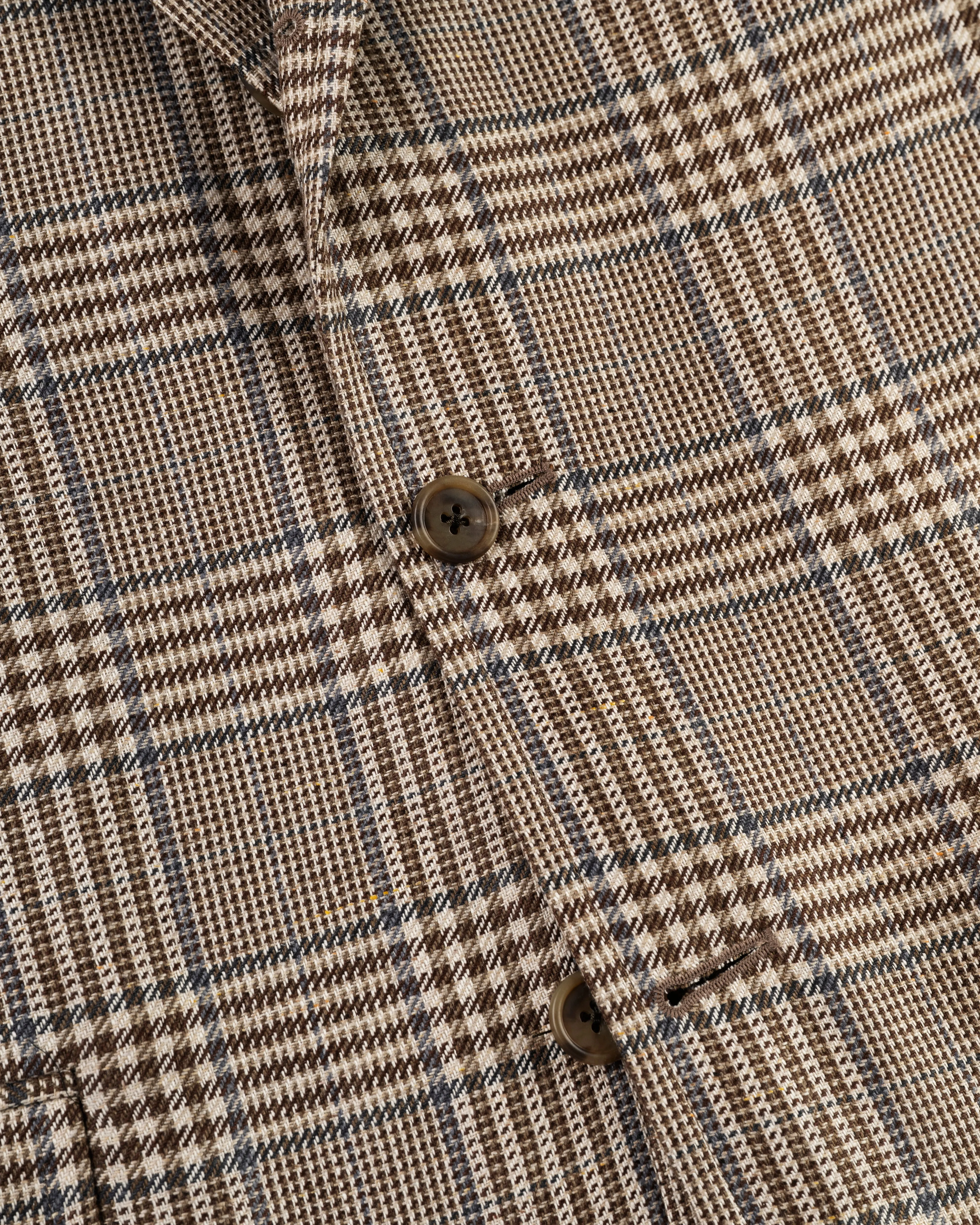 LIGHT BROWN W/BLUE DECO SPORT COAT - MTO