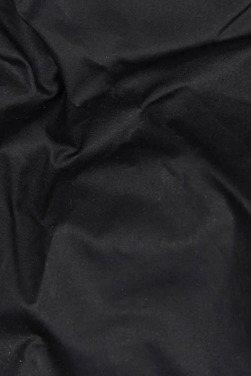 LIGHTWEIGHT WAX HOOD BLACK