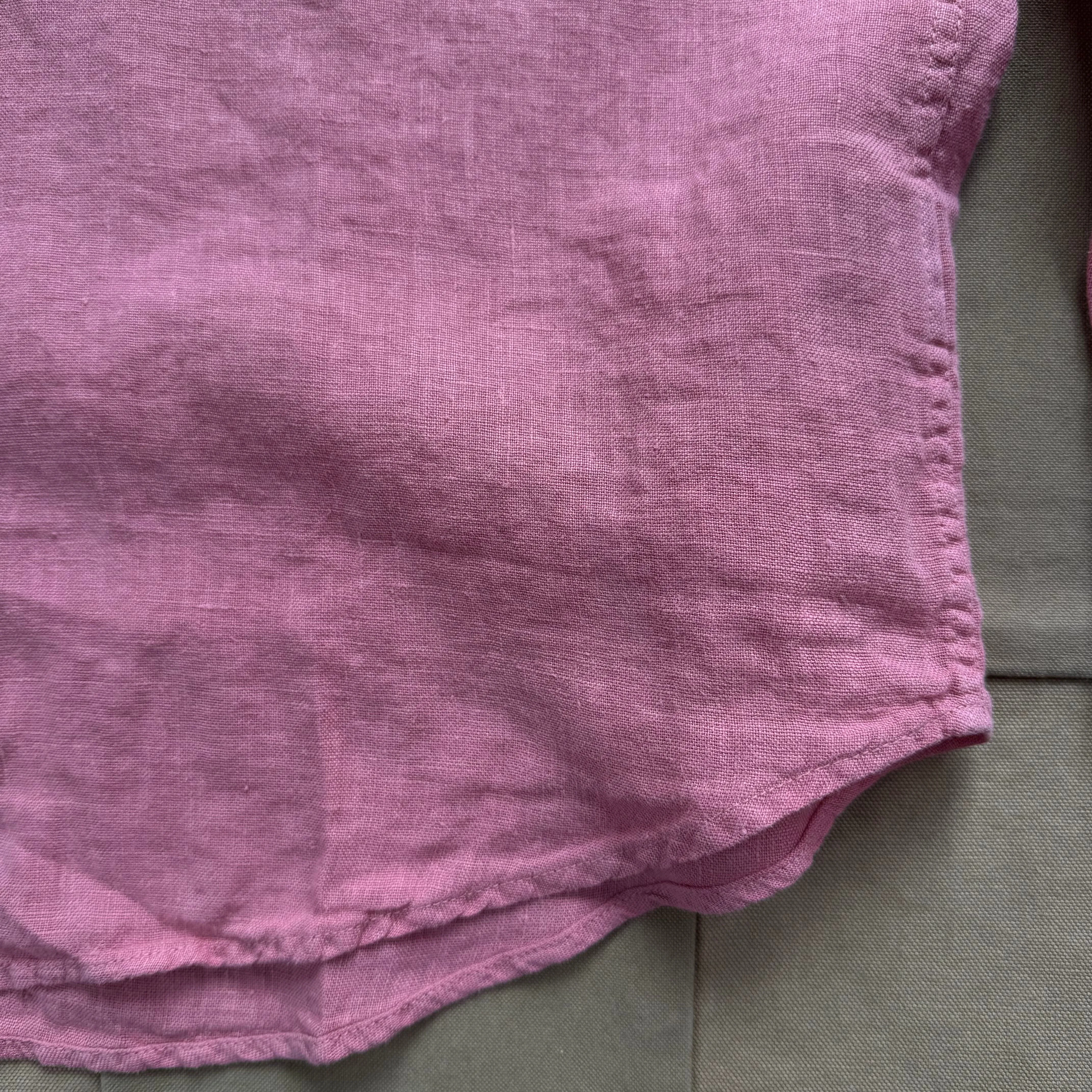 Linen Shirt. Rose