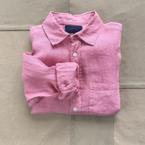 Linen Shirt. Rose