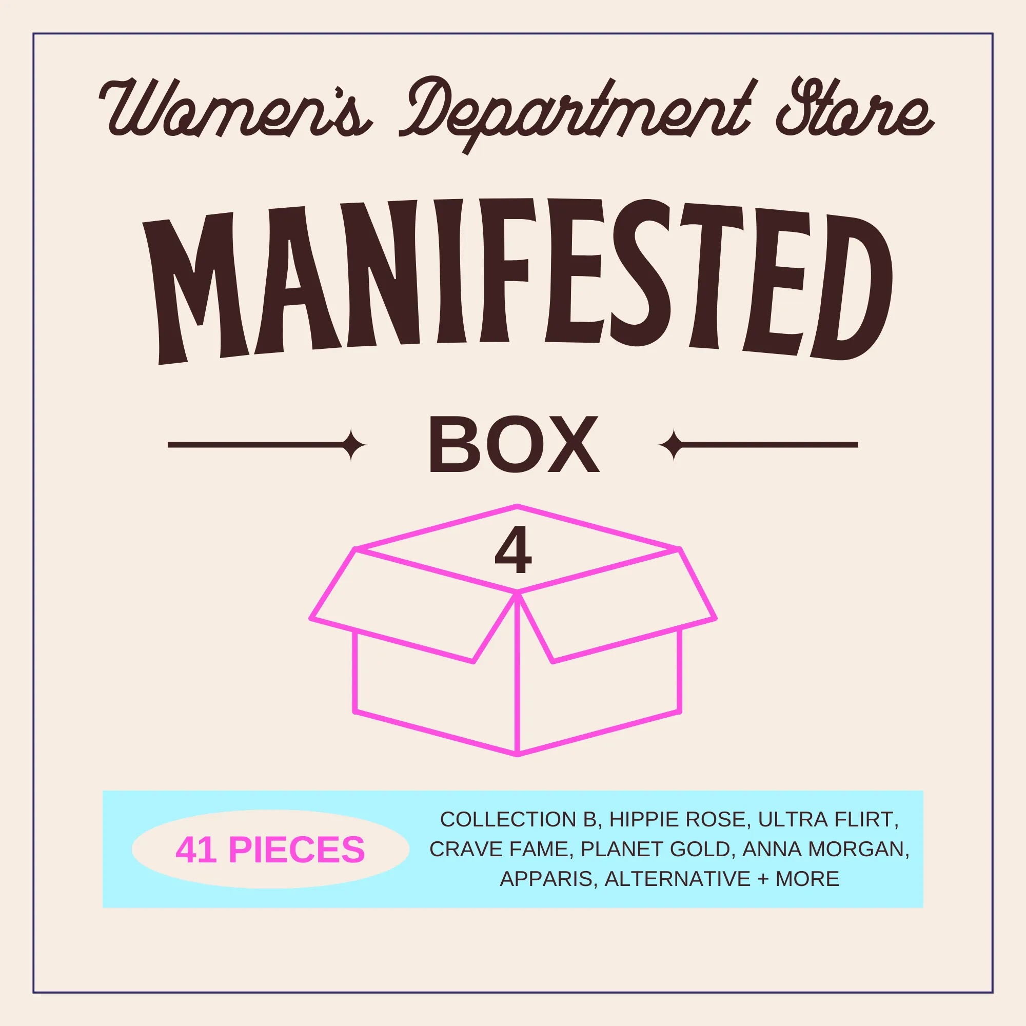Manifested Women's Assorted Department Store Lot 04