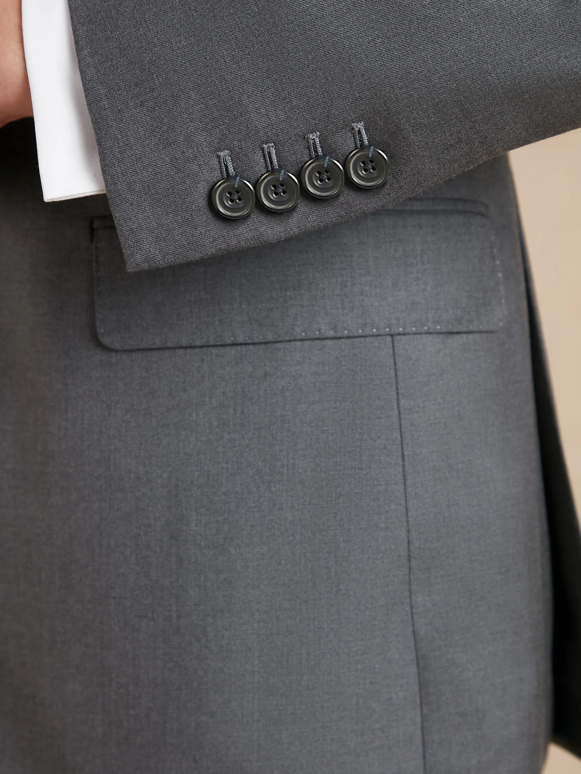 Mayfair Suit Loro Piana Super 150s Wool - Grey
