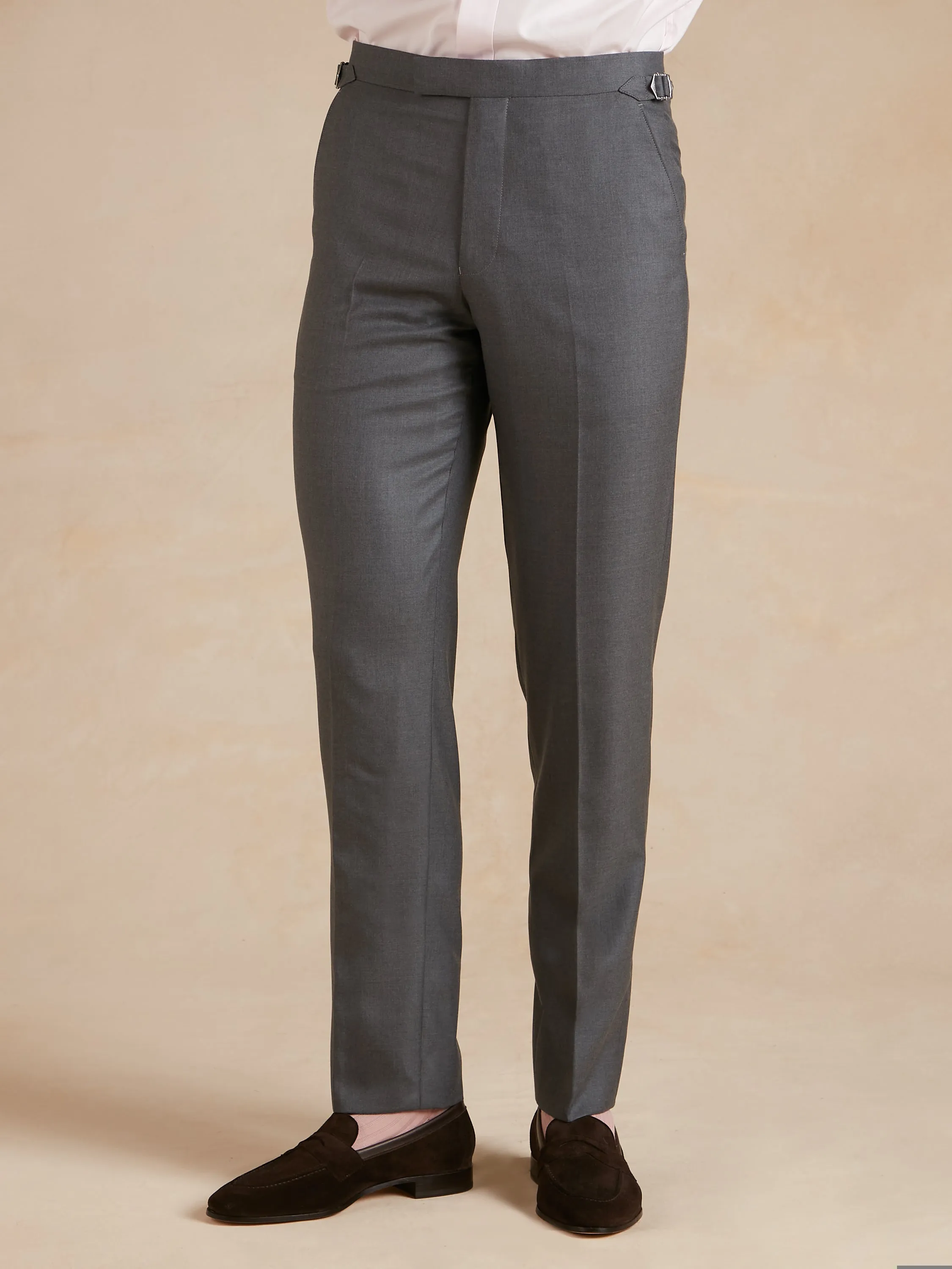 Mayfair Suit Loro Piana Super 150s Wool - Grey
