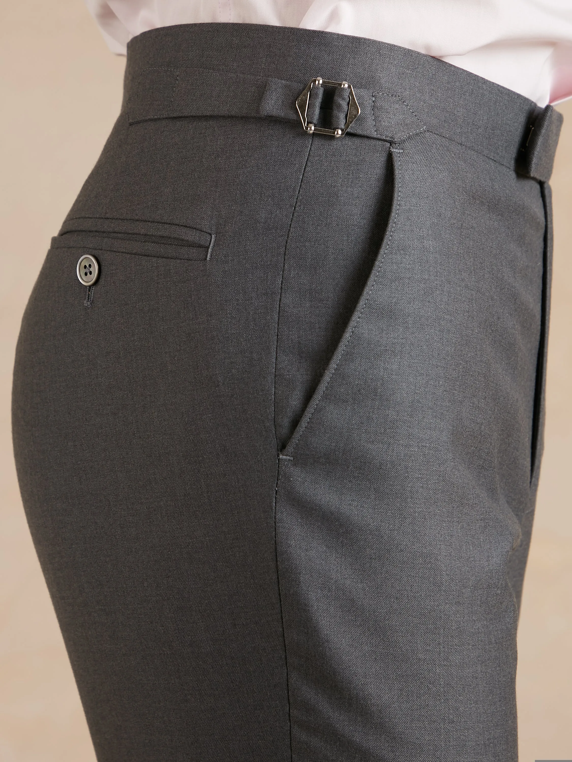 Mayfair Suit Loro Piana Super 150s Wool - Grey