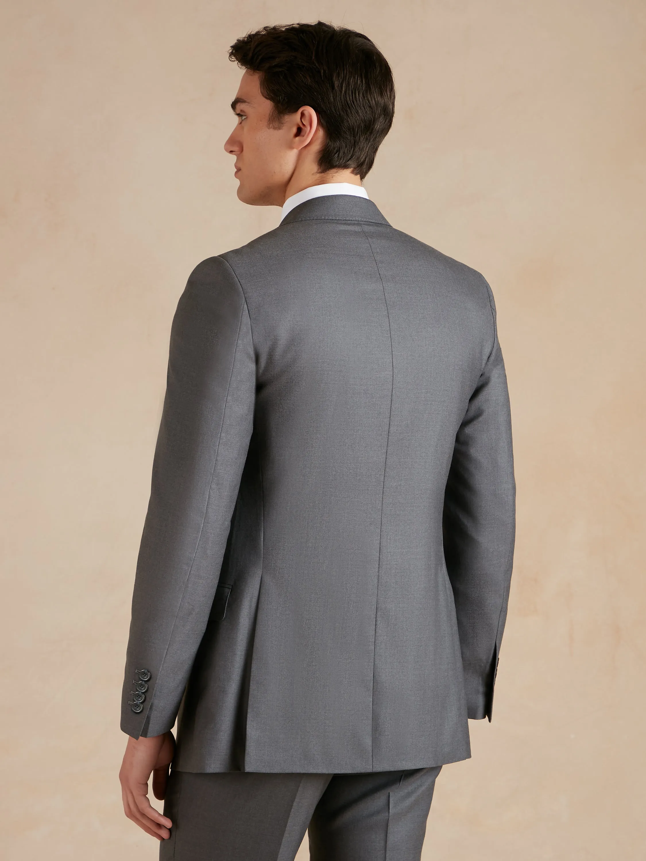 Mayfair Suit Loro Piana Super 150s Wool - Grey