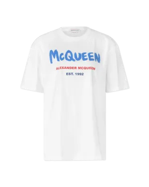 Mcqueen Graffiti Short Sleeve T-Shirt