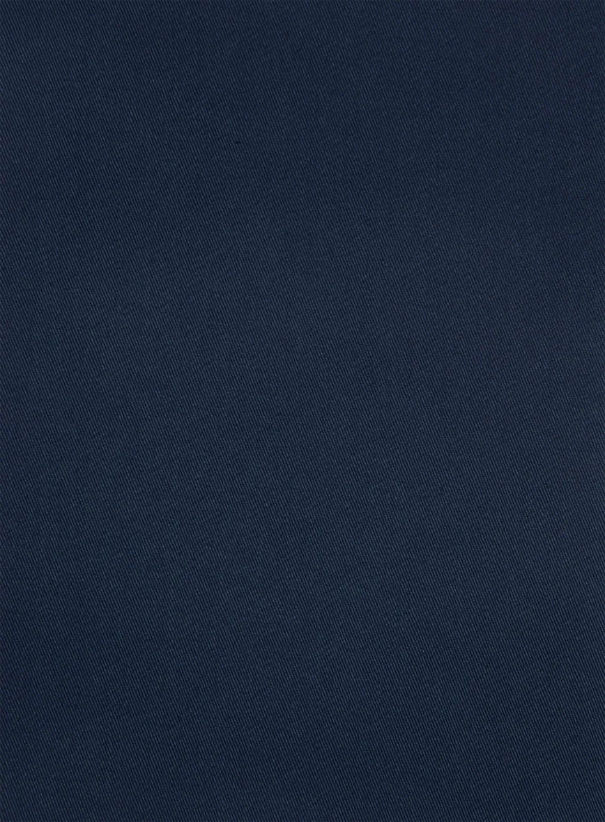 Navy Blue Napoli Stretch Light Weight Cotton Suit