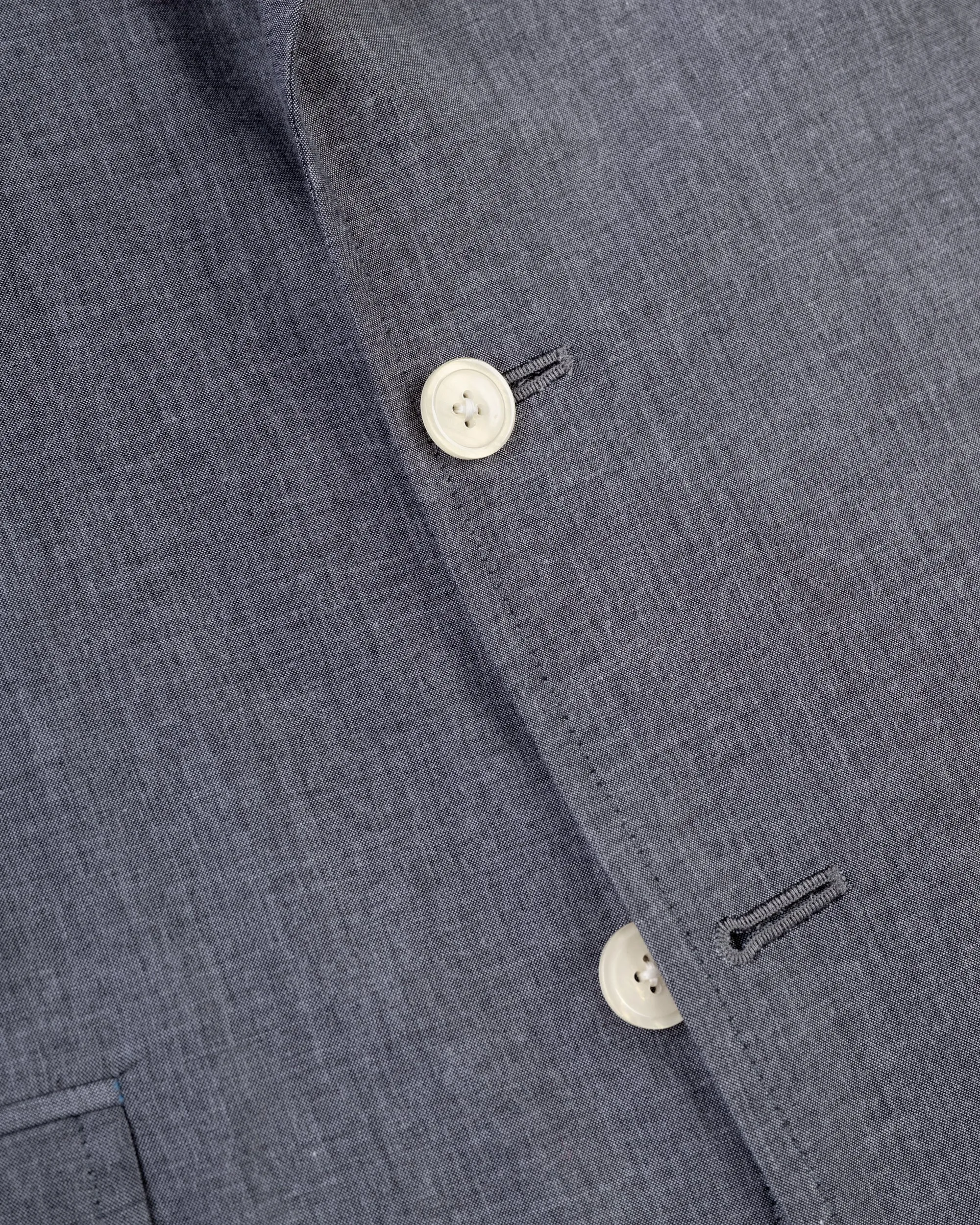 NAVY COTTON CHAMBRAY SPORT COAT -  MTO