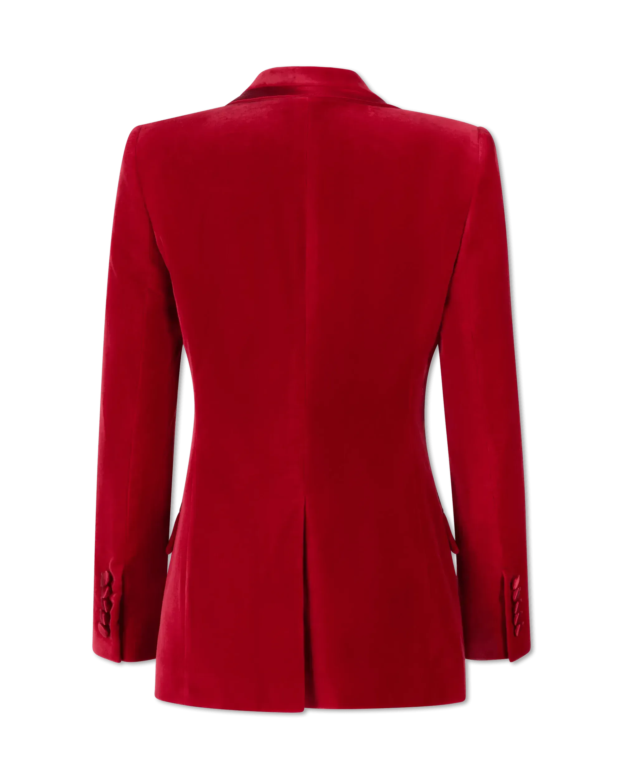 Peak Lapel Velvet Blazer
