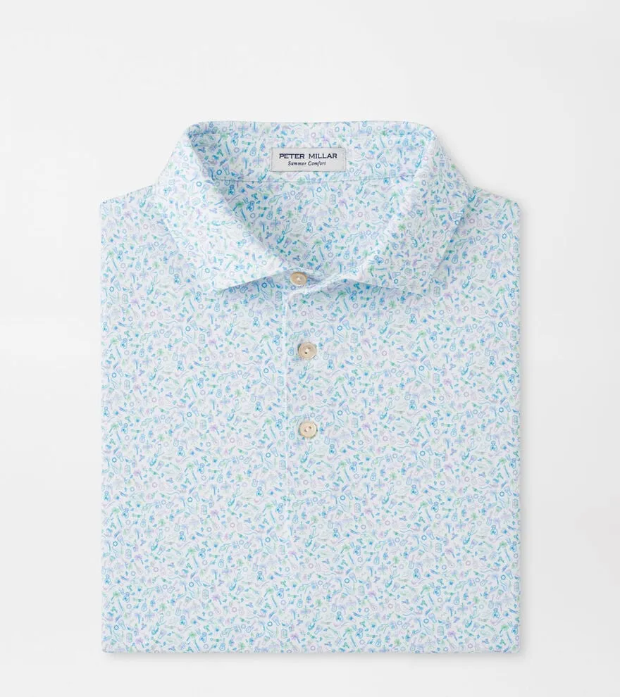 Peter Millar Island Jammin' Performance Jersey Polo