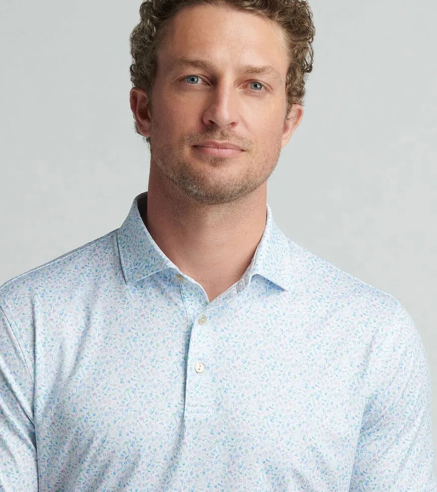 Peter Millar Island Jammin' Performance Jersey Polo