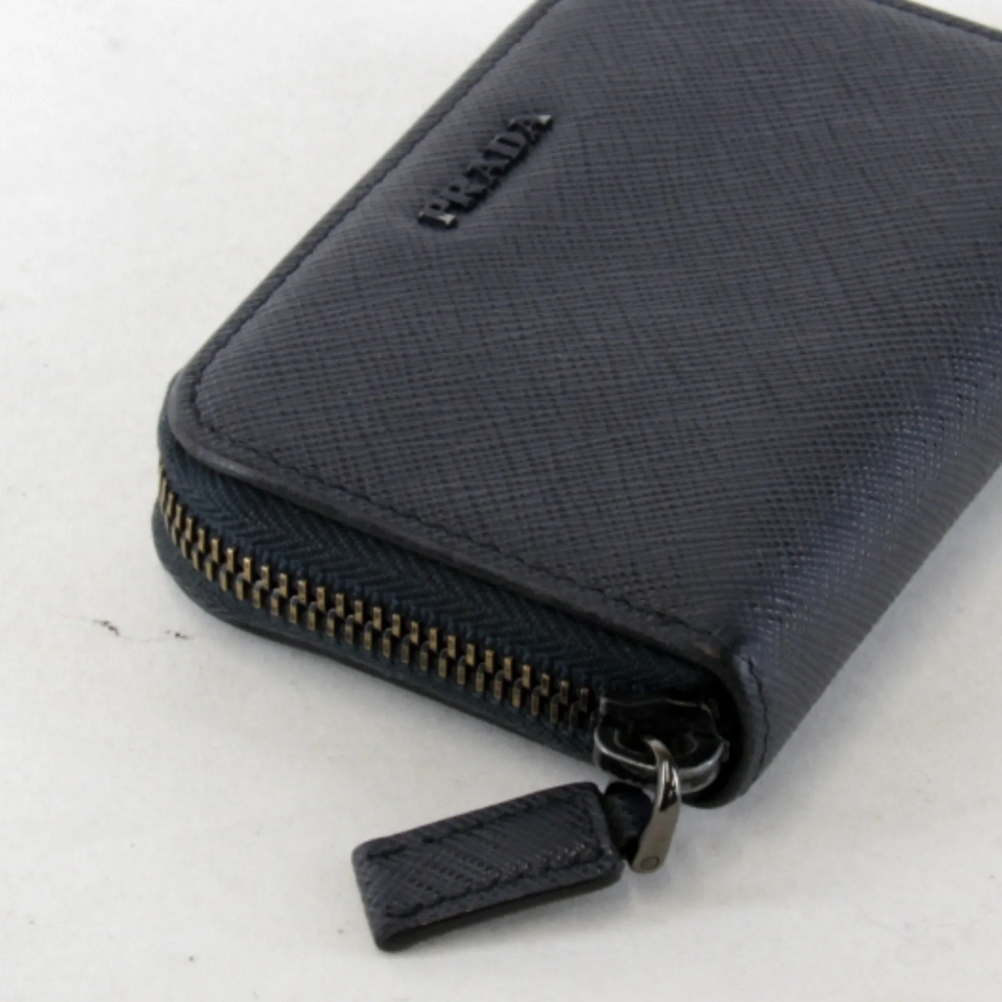 Prada Saffiano Navy Canvas Accessories
