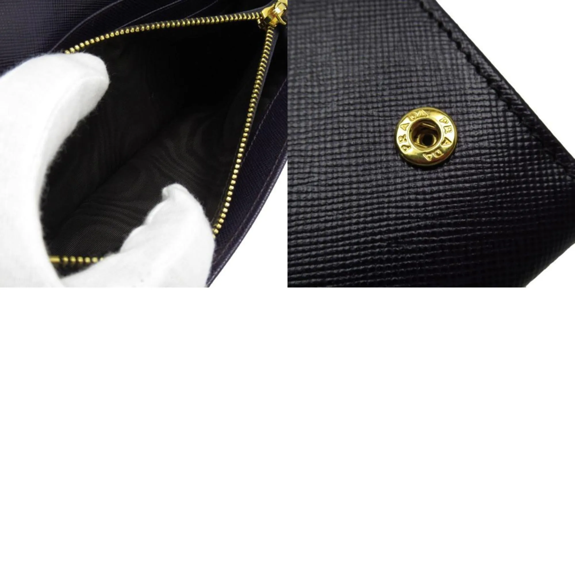 Prada Saffiano Purple Leather Accessories