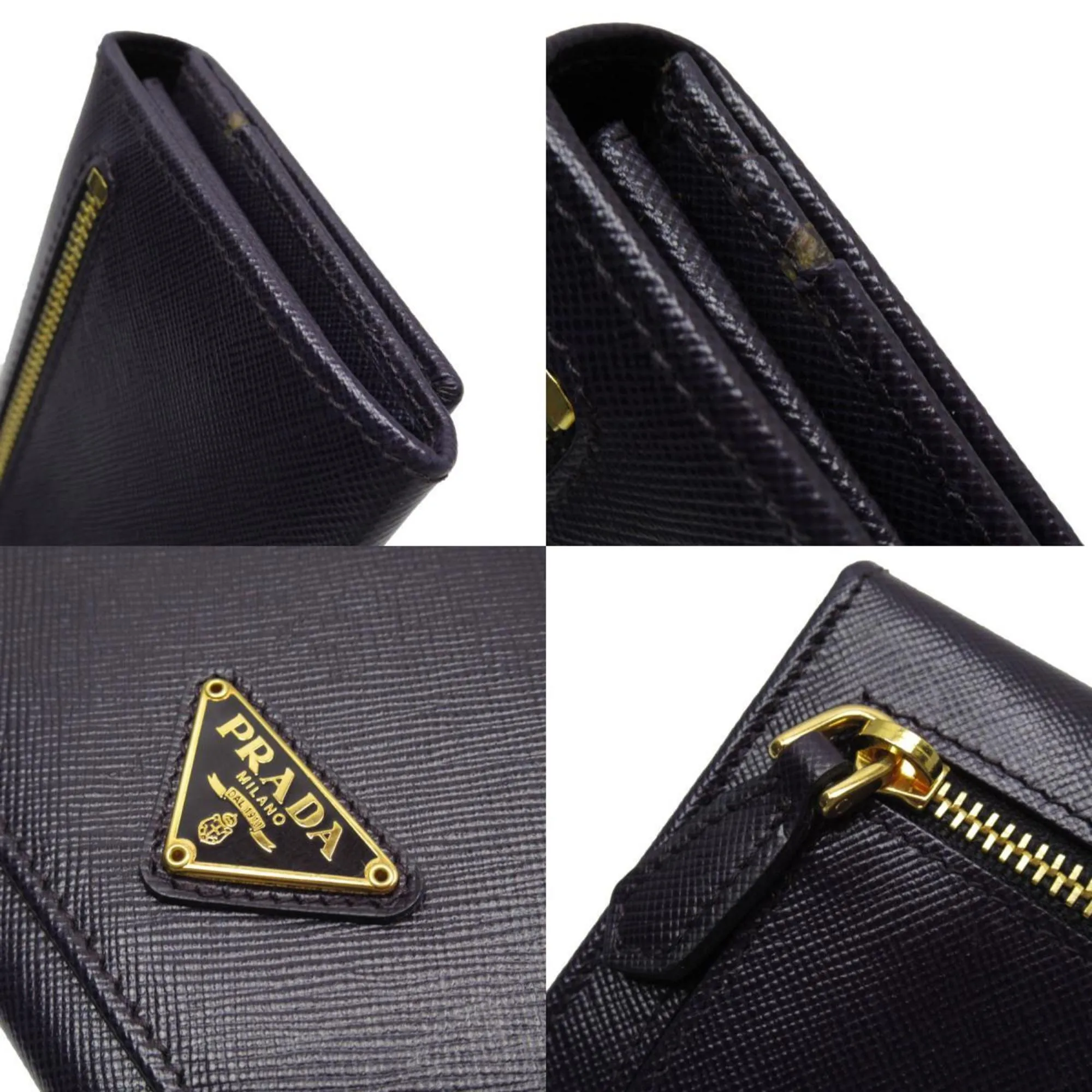 Prada Saffiano Purple Leather Accessories