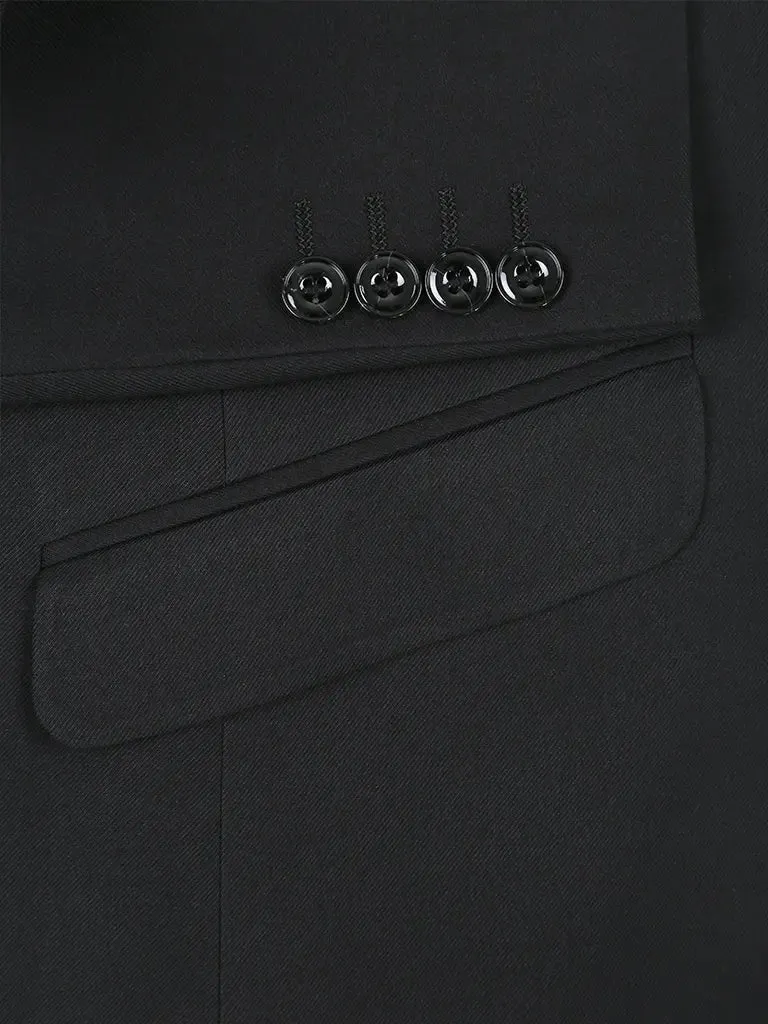 RENOIR | Slim Fit Suit | Black 201-1SL