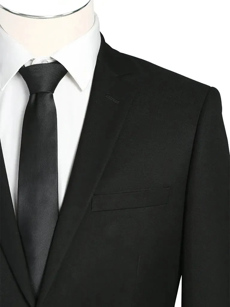 RENOIR | Slim Fit Suit | Black 201-1SL