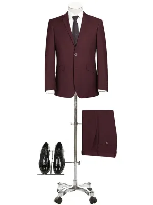 RENOIR | Slim Fit Suit | Burgundy 201-8SL