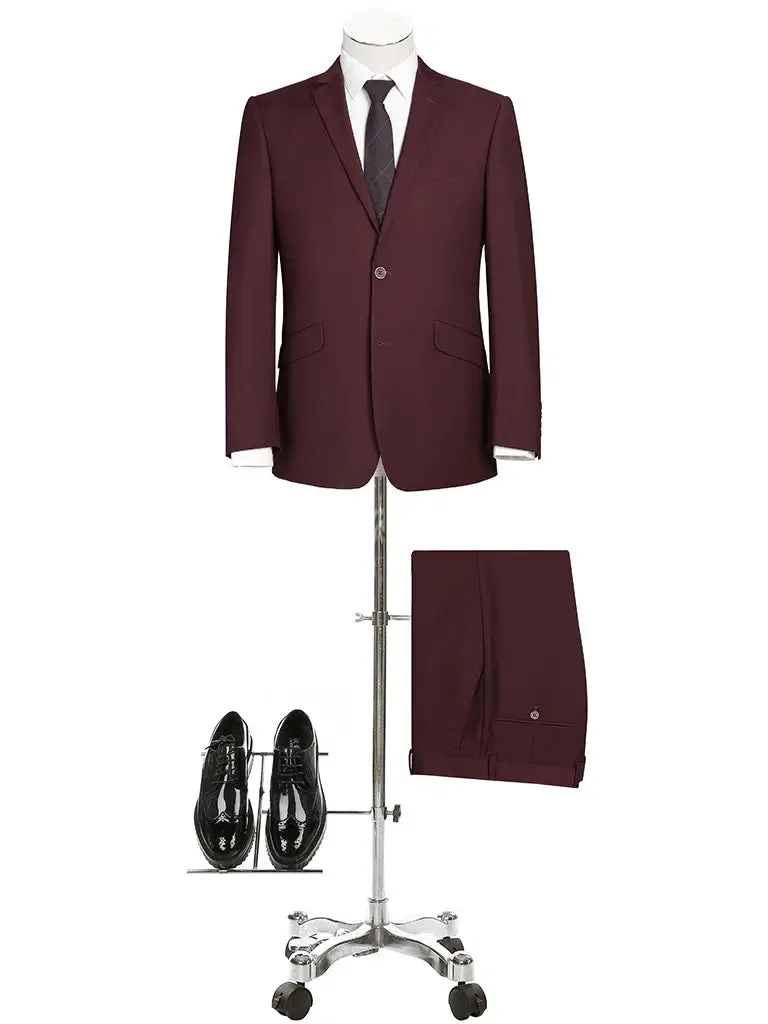 RENOIR | Slim Fit Suit | Burgundy 201-8SL