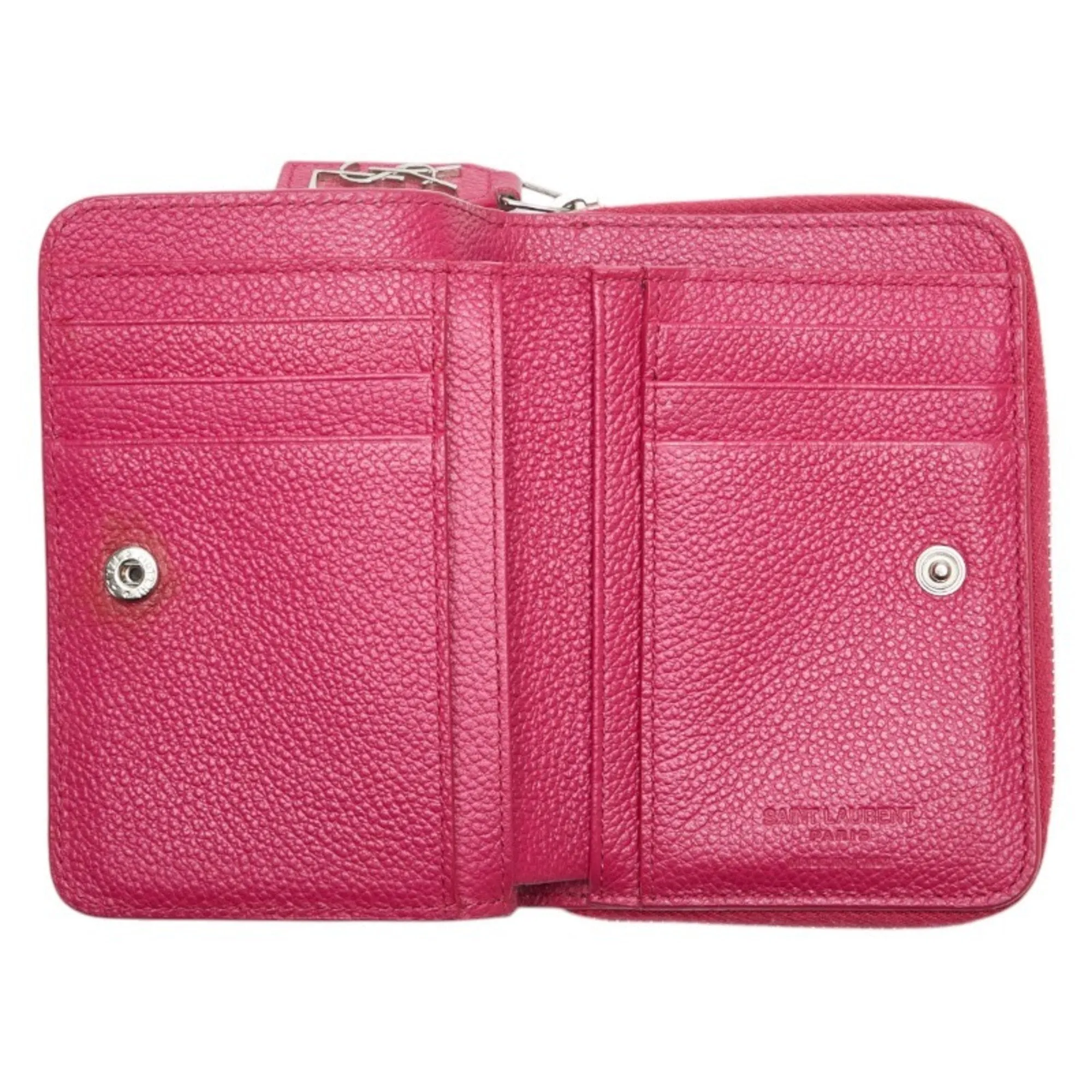 Saint Laurent Pink Leather Accessories