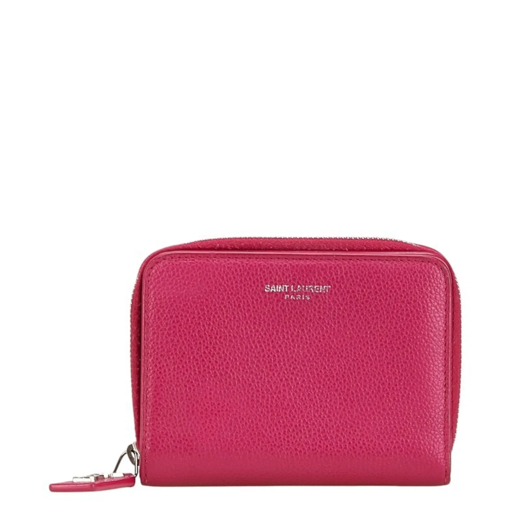 Saint Laurent Pink Leather Accessories