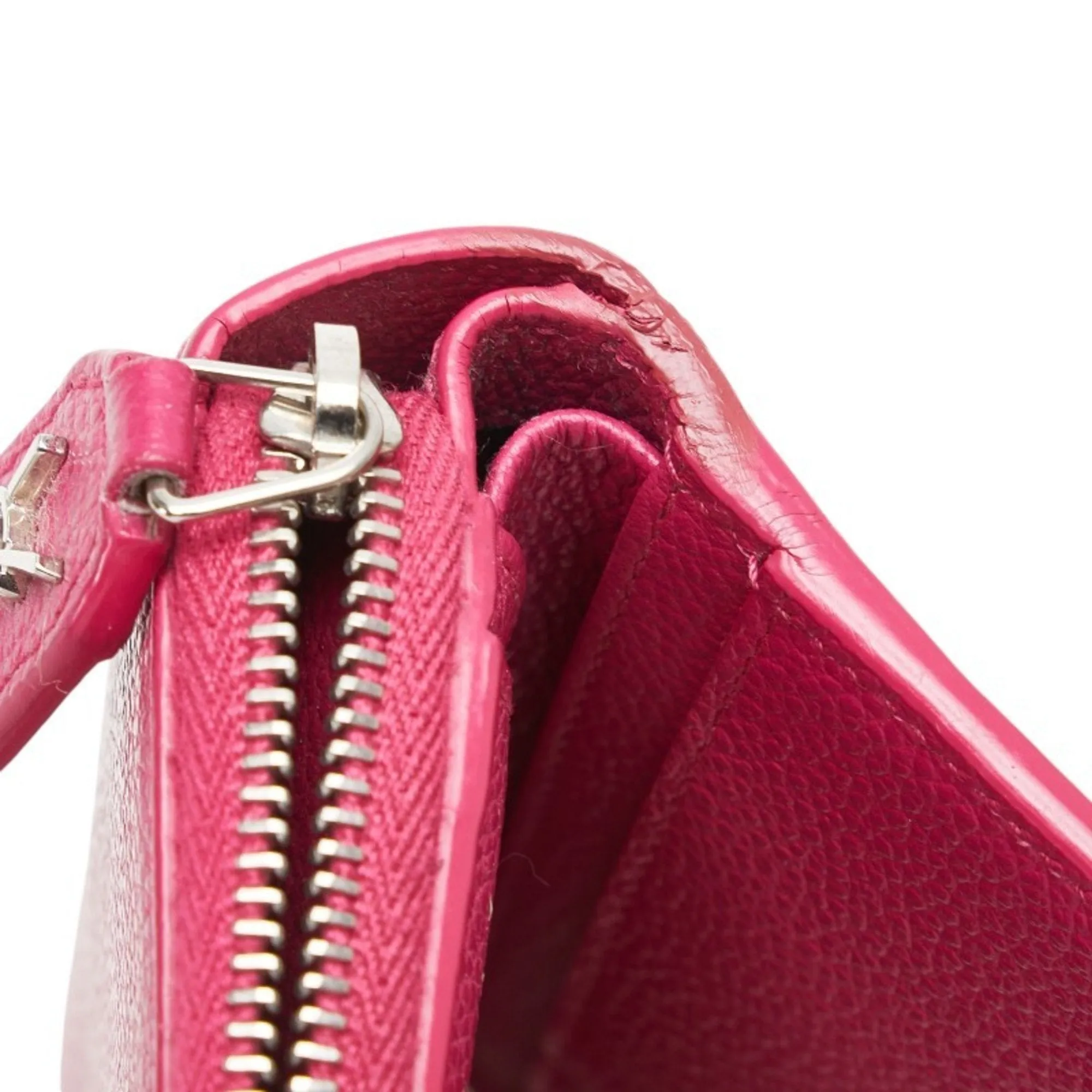 Saint Laurent Pink Leather Accessories