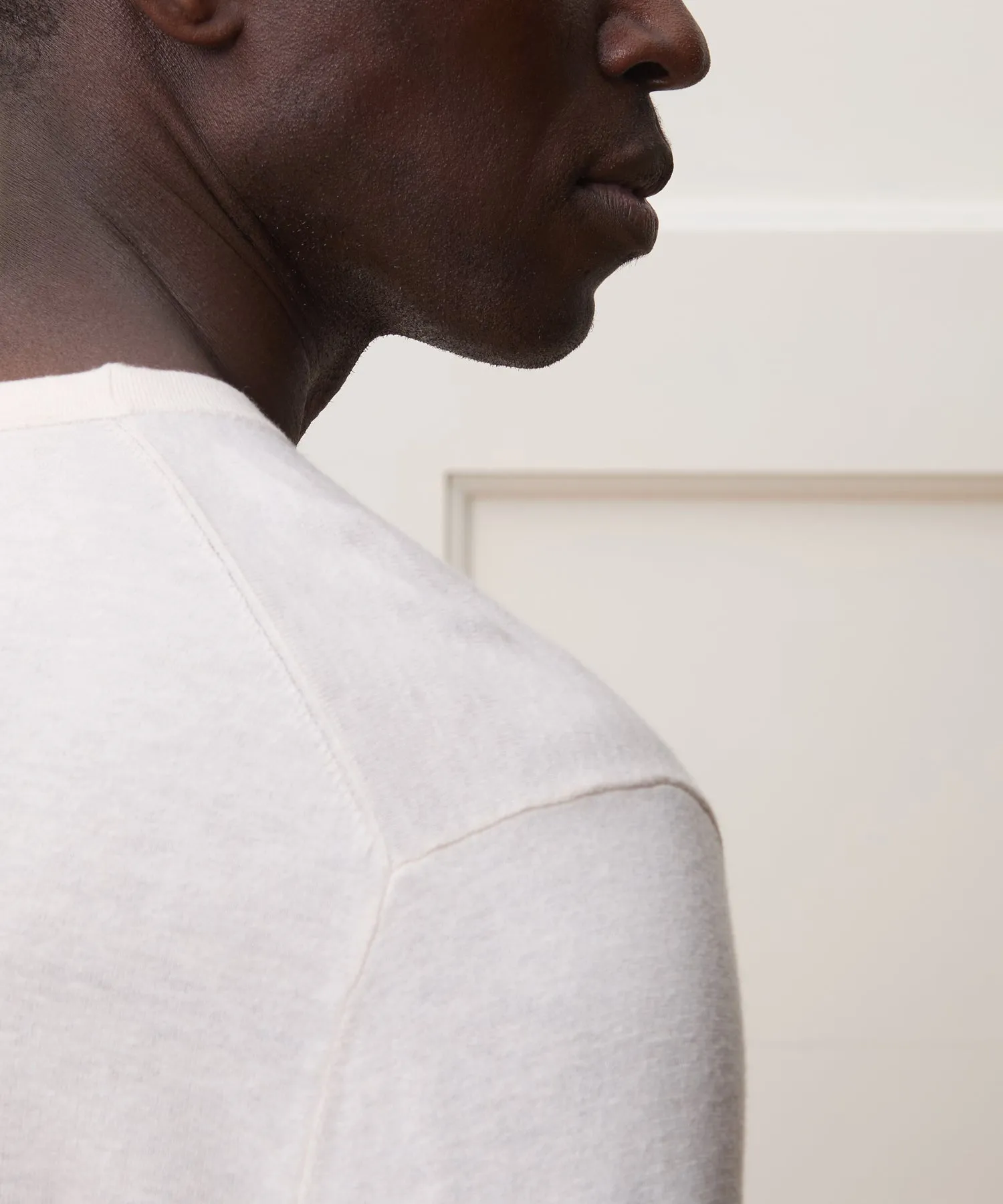 Silk-Cashmere Crewneck Sweater