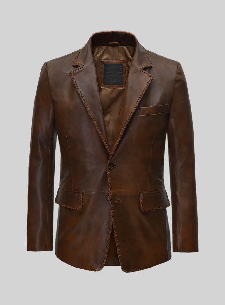 Spanish Brown Medieval Leather Suit