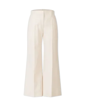 Techno Gabardine Flare Pants